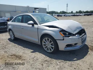 2015 Audi A3 Premium with VIN WAUACGFF9F1098901, listed as a Copart auction lot 62383875 with 88,863 mi miles and Salvage title. Bid and sale history available at DreamBid. Image 4.