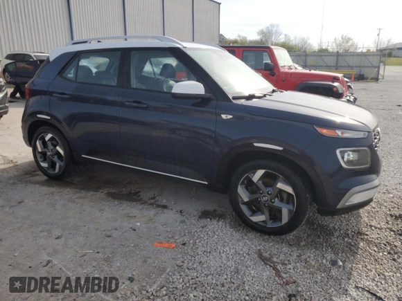 2022 Hyundai Venue SEL z VIN KMHRC8A35NU166774, wystawiony jako Copart lot #53079685 z przebiegiem 80 207 mil mil oraz Szkoda całkowita • Salvage title. Historia ofert i sprzedaży dostępna na DreamBid. Obrazek 4.
