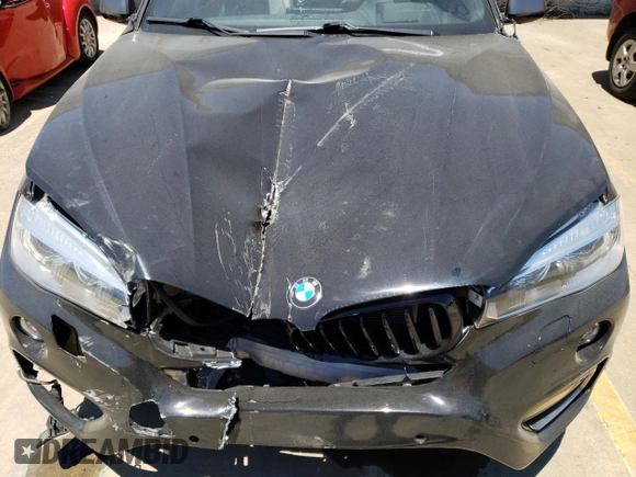 2017 BMW X6 sDrive35i with VIN 5UXKU0C33H0F99864, listed as a Copart auction lot 58706734 with 0 mi miles and Non Repairable. Bid and sale history available at carsss.com. Image 11.