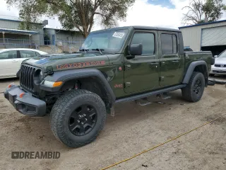 2022 Jeep Gladiator Mojave z VIN 1C6JJTEG4NL162087, wystawiony jako Copart lot #57053415 z przebiegiem 43 645 mil mil oraz Szkoda całkowita • Salvage title. Historia ofert i sprzedaży dostępna na DreamBid. Obrazek 1.