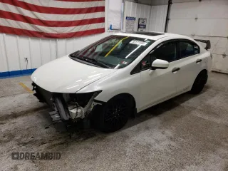 2014 Honda Civic Si with VIN 2HGFB6E54EH703648, listed as a Copart auction lot 55131565 with 137,257 mi miles and Salvage title. Bid and sale history available at DreamBid. Image 1.