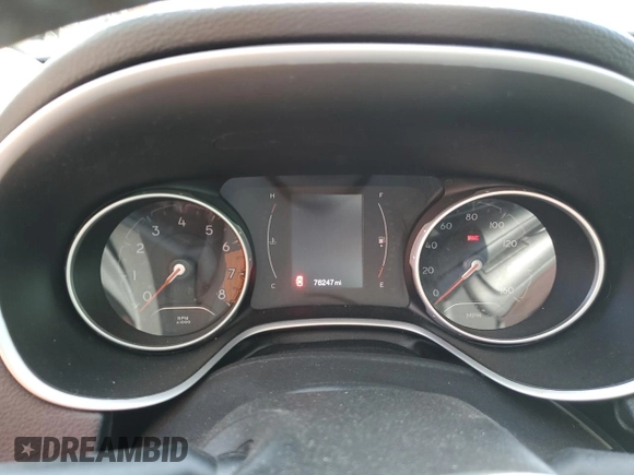 2019 Jeep Compass Altitude with VIN 3C4NJCBB0KT716471, listed as a Copart auction lot 48432285 with 76,247 mi miles and Salvage title. Bid and sale history available at DreamBid. Image 9.