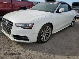 2016 Audi A5 Premium Plus with VIN WAUM2AFH2GN002700, listed as a Copart auction lot 74097644 with 0 mi miles and Salvage Title. Bid and sale history available at carsss.com. Image 1.