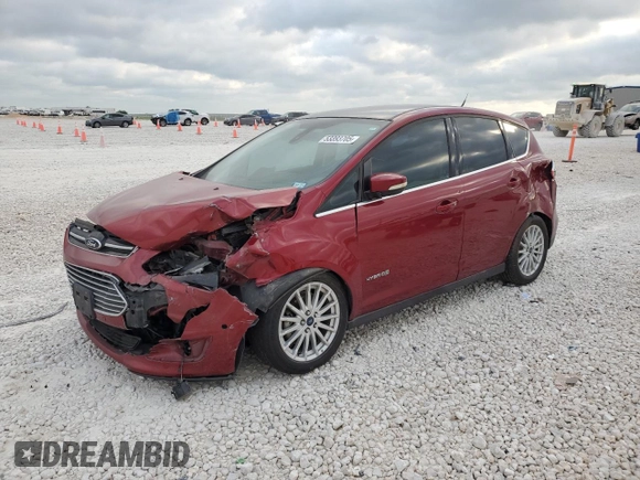 2013 Ford C-Max SEL with VIN 1FADP5BU3DL550877, listed as a Copart auction lot 53393705 with 184,879 mi miles and Salvage Title. Bid and sale history available at carsss.com. Image 1.