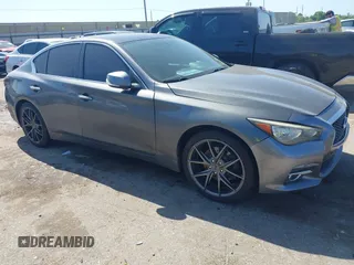 2014 Infiniti Q50 Sport with VIN JN1BV7AR4EM689009, listed as a IAAI auction lot 41990992 with 131,071 mi miles and . Bid and sale history available at DreamBid. Image 1.