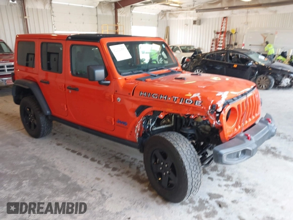 2023 Jeep Wrangler Sport with VIN 1C4HJXDG7PW676453, listed as a IAAI auction lot 42222995 with 32,347 mi miles and . Bid and sale history available at DreamBid. Image 1.