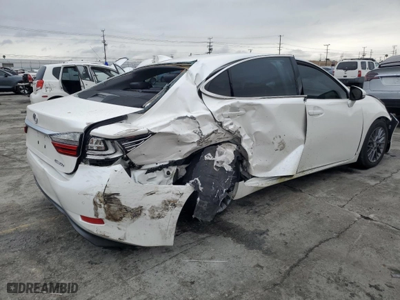 2018 Lexus ES with VIN 58ABK1GG0JU105390, listed as a Copart auction lot 44973855 with 56,703 mi miles and Salvage Title. Bid and sale history available at carsss.com. Image 3.