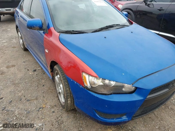 2010 Mitsubishi Lancer GTS with VIN JA32X8HW1AU005888, listed as a IAAI auction lot 41497454 with 217,023 mi miles. Bid and sale history available at carsss.com. Image 6.
