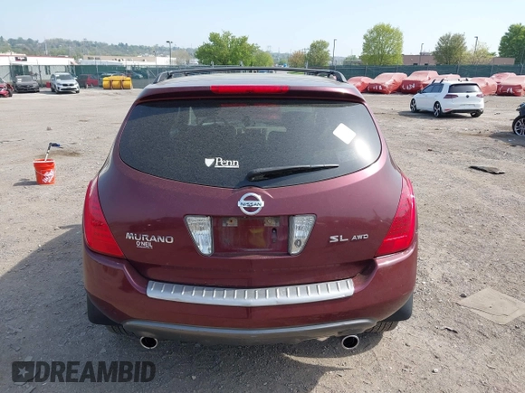 2007 Nissan Murano S with VIN JN8AZ08W77W662737, listed as a IAAI auction lot 42115990 with 98,755 mi miles and . Bid and sale history available at DreamBid. Image 16.