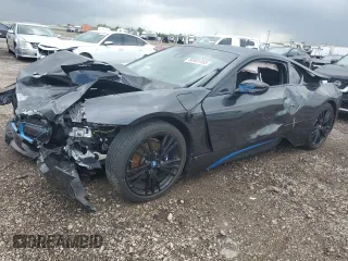 2014 BMW i8 with VIN WBY2Z2C55EVX64310, listed as a Copart auction lot 50491465 with 0 mi miles and Salvage Title. Bid and sale history available at carsss.com. Image 1.