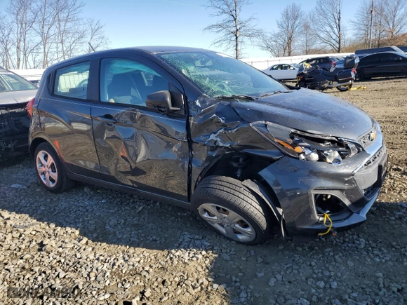 2020 Chevrolet Spark LS with VIN KL8CB6SA0LC455555, listed as a Copart auction lot 42741545 with 0 mi miles and Salvage Title. Bid and sale history available at carsss.com. Image 4.