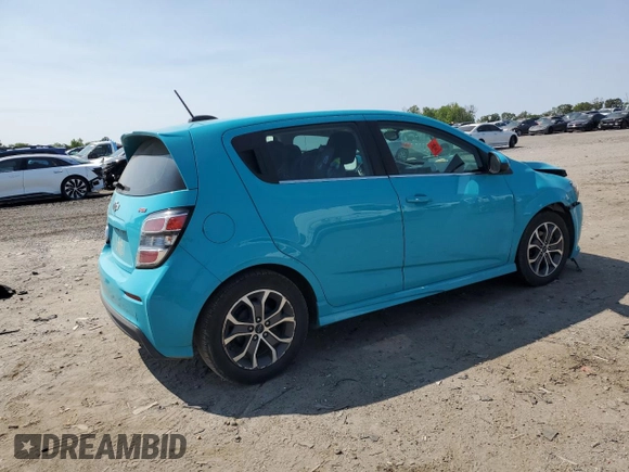 2020 Chevrolet Sonic LT with VIN 1G1JD6SB1L4104240, listed as a Copart auction lot 59625415 with 79,079 mi miles and Salvage title. Bid and sale history available at DreamBid. Image 3.