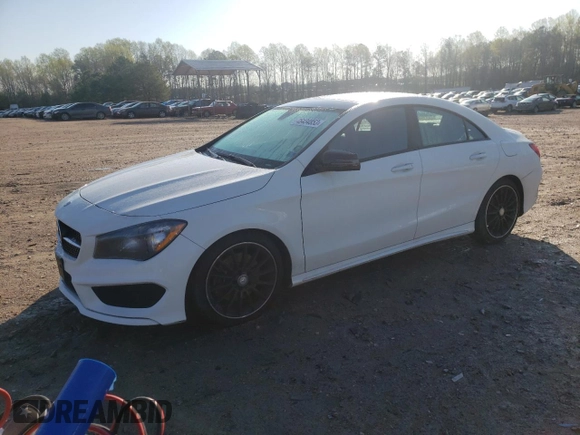 2016 Mercedes-Benz CLA with VIN WDDSJ4GB1GN349921, listed as a Copart auction lot 46434853 with 70,975 mi miles. Bid and sale history available at carsss.com. Image 1.