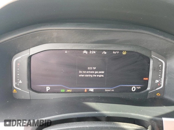2022 Volkswagen Atlas SEL Premium R-Line z VIN 1V2FE2CA6NC208075, wystawiony jako Copart lot #61215525 z przebiegiem 56 441 mil mil oraz Szkoda całkowita • Salvage title. Historia ofert i sprzedaży dostępna na DreamBid. Obrazek 9.