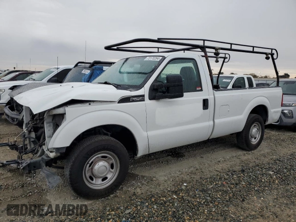 2013 Ford F-250 XL with VIN 1FTBF2A63DEA26381, listed as a Copart auction lot 73170264 with 166,475 mi miles and Salvage Title. Bid and sale history available at DreamBid. Image 1.
