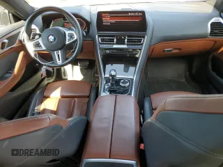 2023 BMW 8 Series M850i with VIN WBAGV8C01PCM79724, listed as a Copart auction lot 69486194 with 14,285 mi miles and Salvage title. Bid and sale history available at DreamBid. Image 8.
