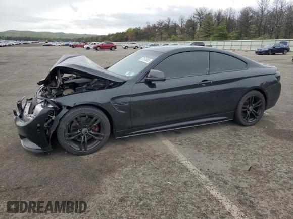 2014 BMW 4 Series 428i with VIN WBA3N7C52EF719489, listed as a Copart auction lot 57151955 with 83,805 mi miles and Salvage title. Bid and sale history available at DreamBid. Image 1.