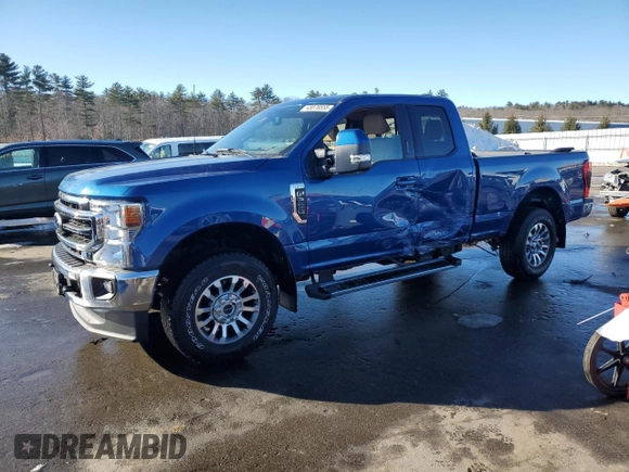 2022 Ford F-250 XL with VIN 1FT7X2B69NEE30014, listed as a Copart auction lot 45876555 with 16,815 mi miles and Salvage Title. Bid and sale history available at DreamBid. Image 1.