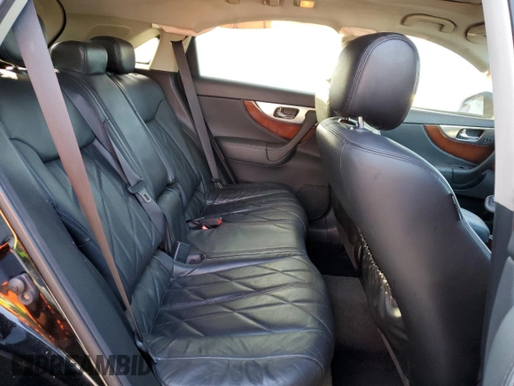 2010 Infiniti FX with VIN JN8AS1MU0AM800328, listed as a Copart auction lot 46993445 with 201,409 mi miles and Salvage title. Bid and sale history available at DreamBid. Image 11.