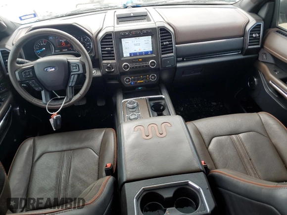 2020 Ford Expedition Max King Ranch with VIN 1FMJK1PT6LEA92254, listed as a Copart auction lot 68925444 with 76,506 mi miles and Clean Title. Bid and sale history available at DreamBid. Image 8.