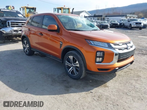 2020 Mitsubishi Outlander Sport ES 2.0 with VIN JA4AR3AU3LU023065, listed as a IAAI auction lot 41742981 with 25,642 mi miles. Bid and sale history available at carsss.com. Image 1.