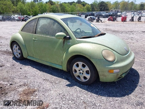 2003 Volkswagen Beetle GLS z VIN 3VWCK21C13M406167, wystawiony jako IAAI lot #41995409 z przebiegiem Nie podano mil oraz . Historia ofert i sprzedaży dostępna na DreamBid. Obrazek 1.