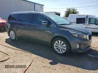 2016 Kia Sedona SX with VIN KNDMC5C10G6137781, listed as a Copart auction lot 72369314 with 36,808 mi miles and Salvage Title. Bid and sale history available at carsss.com. Image 4.