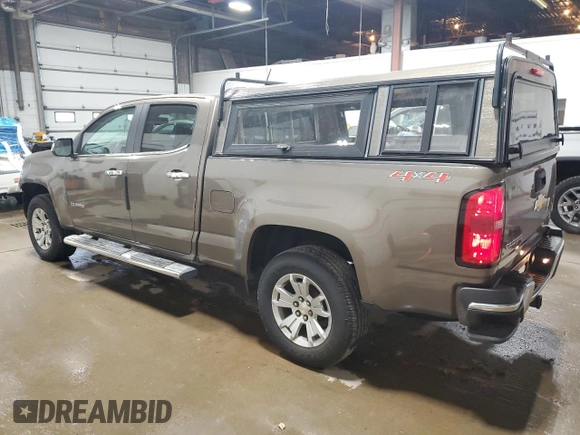 2016 Chevrolet Colorado 4WD LT with VIN 1GCGTCE34G1180596, listed as a Copart auction lot 55396035 with 108,257 mi miles and Salvage title. Bid and sale history available at DreamBid. Image 2.