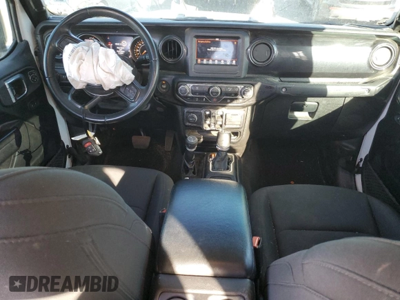 2022 Jeep Gladiator Willys with VIN 1C6HJTAG9NL143314, listed as a Copart auction lot 87974155 with 25,106 mi miles and Salvage title. Bid and sale history available at DreamBid. Image 8.