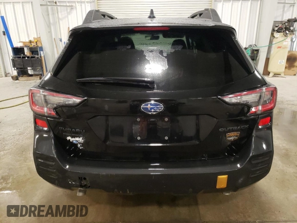 2025 Subaru Outback Wilderness with VIN 4S4BTGUD9S3121452, listed as a Copart auction lot 85080784 with 0 mi miles and Salvage Title. Bid and sale history available at carsss.com. Image 6.