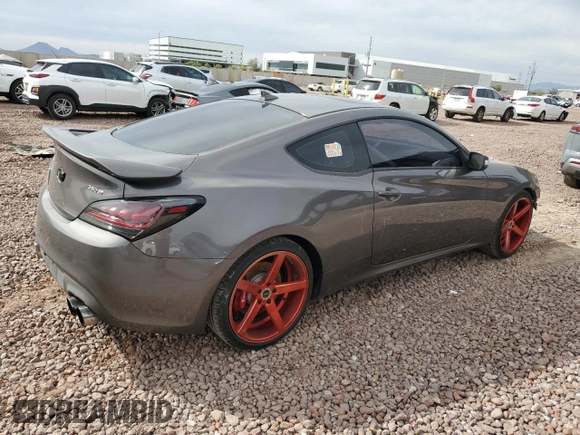 2013 Hyundai Genesis Coupe R-Spec with VIN KMHHU6KJXDU100309, listed as a Copart auction lot 49429355 with 163,605 mi miles and Salvage title. Bid and sale history available at DreamBid. Image 3.