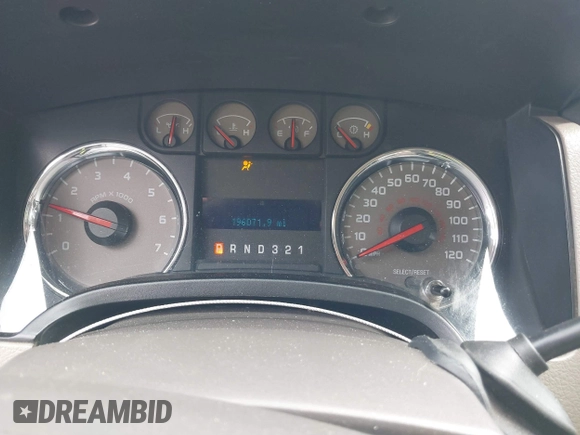 2010 Ford F-150 XL with VIN 1FTEW1E84AFC53524, listed as a IAAI auction lot 39987417 with 196,071 mi miles and . Bid and sale history available at DreamBid. Image 7.