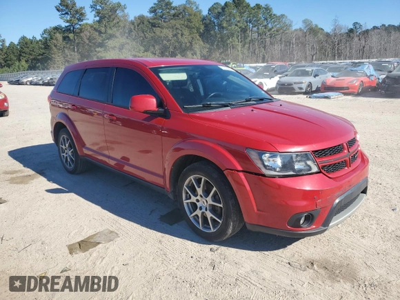 2019 Dodge Journey GT with VIN 3C4PDCEG7KT707337, listed as a Copart auction lot 81925894 with 160,994 mi miles and Salvage title. Bid and sale history available at DreamBid. Image 4.
