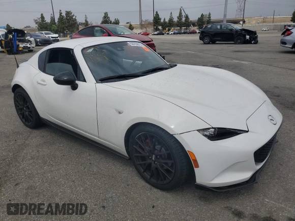2020 Mazda MX-5 Miata Club with VIN JM1NDAL75L0417028, listed as a Copart auction lot 59763615 with Not provided miles and Salvage title. Bid and sale history available at DreamBid. Image 4.