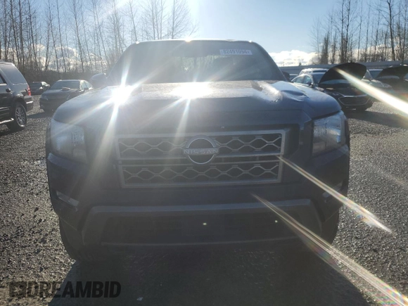 2023 Nissan Frontier SV with VIN 1N6ED1FK5PN613136, listed as a Copart auction lot 82491094 with 24,725 mi miles and Salvage Title. Bid and sale history available at carsss.com. Image 5.