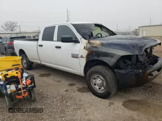 2018 Ram 2500 Tradesman with VIN 3C6UR4HL7JG287371, listed as a Copart auction lot 87394384 with 0 mi miles and Salvage Title. Bid and sale history available at carsss.com. Image 4.