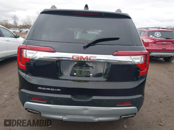 2023 GMC Acadia SLT with VIN 1GKKNML45PZ185835, listed as a IAAI auction lot 41843865 with 43,546 mi miles and . Bid and sale history available at carsss.com. Image 16.