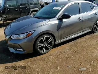 2021 Nissan Sentra SR with VIN 3N1AB8DVXMY242179, listed as a Copart auction lot 48804165 with 54,948 mi miles and Salvage Title. Bid and sale history available at carsss.com. Image 13.