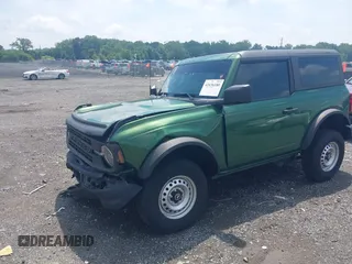 2022 Ford Bronco with VIN 1FMDE5AP3NLB62959, listed as a IAAI auction lot 42636180 with 33,827 mi miles and . Bid and sale history available at DreamBid. Image 17.