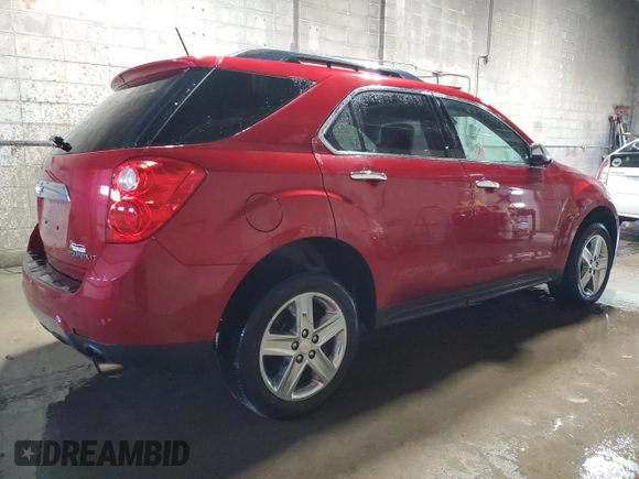2015 Chevrolet Equinox LTZ with VIN 2GNFLHE33F6128226, listed as a Copart auction lot 52152535 with 133,835 mi miles and Salvage Title. Bid and sale history available at carsss.com. Image 3.