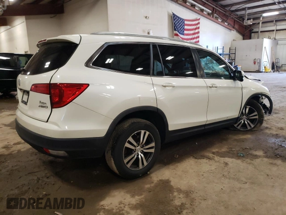 2016 Honda Pilot EX-L z VIN 5FNYF6H54GB026441, wystawiony jako Copart lot #55919035 z przebiegiem Nie podano mil oraz Czysty tytuł • Clean title. Historia ofert i sprzedaży dostępna na DreamBid. Obrazek 3.