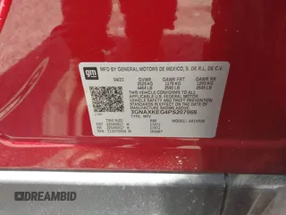 2023 Chevrolet Equinox LT z VIN 3GNAXKEG4PS207969, wystawiony jako IAAI lot #42554498 z przebiegiem 51 349 mil mil oraz . Historia ofert i sprzedaży dostępna na DreamBid. Obrazek 9.