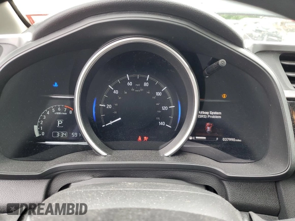 2018 Honda Fit EX with VIN 3HGGK5H81JM705759, listed as a Copart auction lot 58015445 with 37,990 mi miles and Salvage title. Bid and sale history available at DreamBid. Image 9.