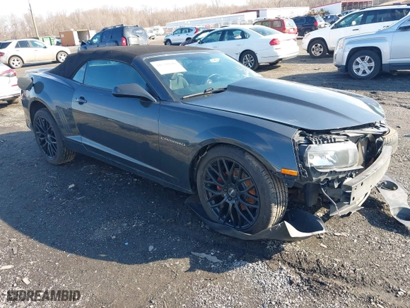 2015 Chevrolet Camaro LT with VIN 2G1FD3D33F9278399, listed as a IAAI auction lot 41530849 with 131,369 mi miles. Bid and sale history available at carsss.com. Image 1.