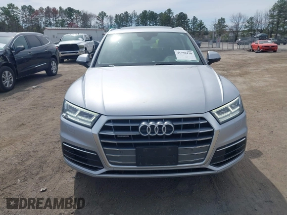2018 Audi Q5 Premium Plus with VIN WA1BNAFYXJ2235843, listed as a IAAI auction lot 41790130 with 129,282 mi miles. Bid and sale history available at carsss.com. Image 12.