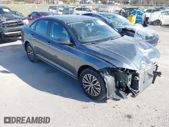 2021 Volkswagen Jetta S z VIN 3VWC57BU8MM098931, wystawiony jako IAAI lot #41818622 z przebiegiem 10 469 mil mil oraz . Historia ofert i sprzedaży dostępna na DreamBid. Obrazek 1.