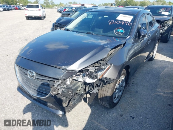 2016 Mazda 3 i Sport with VIN 3MZBM1T70GM305353, listed as a IAAI auction lot 42101846 with 103,791 mi miles and . Bid and sale history available at carsss.com. Image 6.
