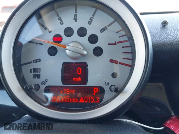 2010 MINI Hardtop with VIN WMWMF3C51ATZ62765, listed as a IAAI auction lot 42314250 with 168,345 mi miles and . Bid and sale history available at DreamBid. Image 7.