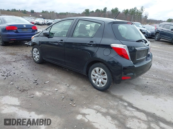 2012 Toyota Yaris L with VIN JTDKTUD30CD539341, listed as a IAAI auction lot 41981342 with 210,253 mi miles. Bid and sale history available at carsss.com. Image 3.
