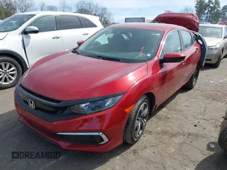 2020 Honda Civic Sedan LX with VIN 19XFC2F64LE012088, listed as a IAAI auction lot 41805502 with 13,664 mi miles. Bid and sale history available at carsss.com. Image 18.